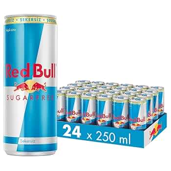 Red Bull Enerji İçeceği Şekersiz 250 ml (24’lü paket 24x250 ml) #PolislerSoruyor