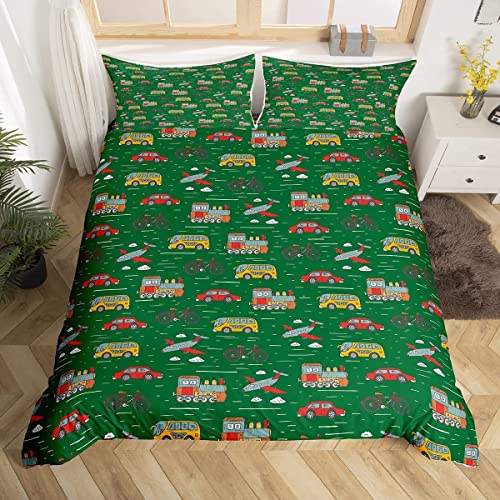 Housse de couette en microfibre douce avec fermeture éclair lit - 2