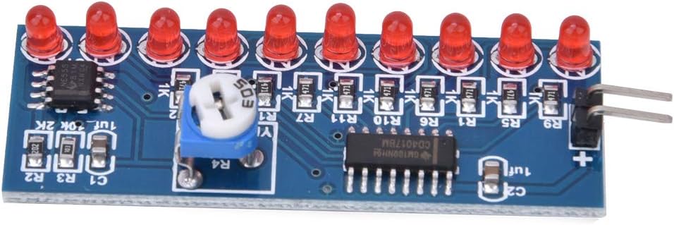 وحدة إضاءة تدفق المياه Omabeta ، 2 قطع وحدة إضاءة إلكترونية طقم إضاءة LED Chaser DIY Kit LED ضوء الجري للدائرة الإلكترونية
