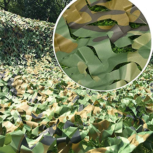 Tarnnetz Sonnenschutz, 6X7m(20ft X 23ft) Dschungel , Wald Sommer 210D , Leichtes Langlebiges Wasserdicht Für Kinder Nerf…