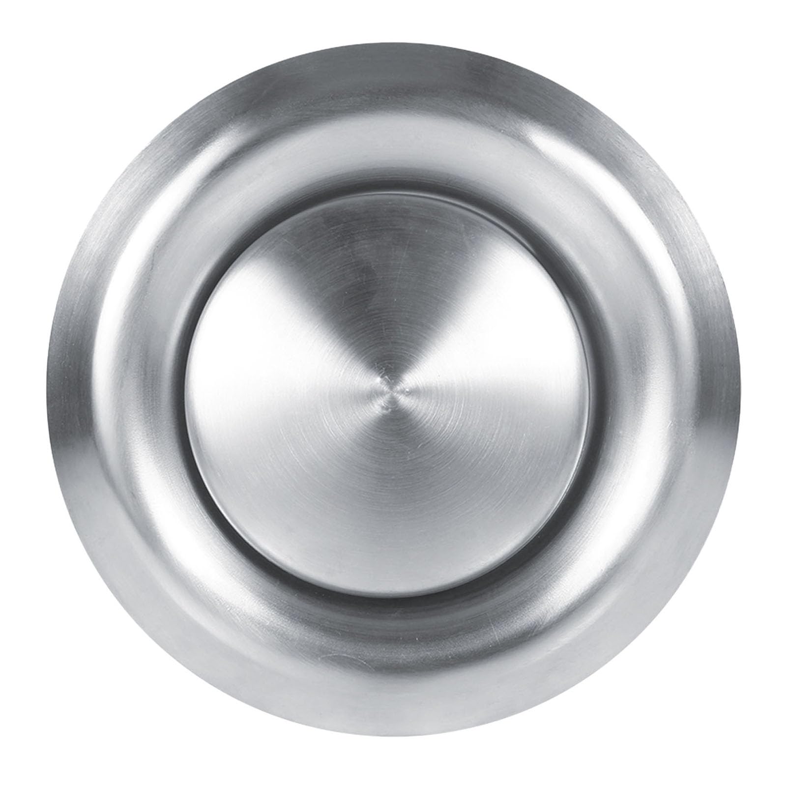 Wall Stainless Steel Air Vent Cover, Adjustable Round Ducting Ventilation with 3 Sizes, for Indoor Exhausting (100mm)