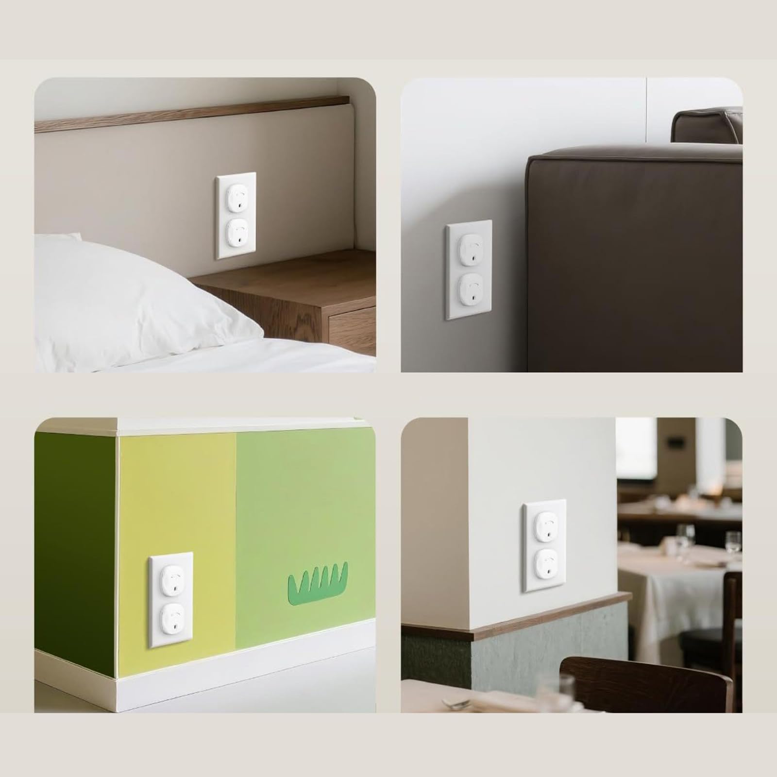 Copri Prese elettriche Sicurezza Blocca l ' Accesso incidenti Costruzione Lunga Durata per la Sicurezza Domestica Copri Prese a Prova Bambino