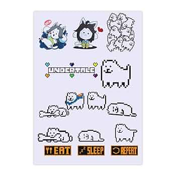 undertale　紙製雑貨　戌年　特典　犬みくじ　4点セット＋ステッカー Amazon.co.jp: アンダーテール 犬 アンダーテール 犬 アンダー