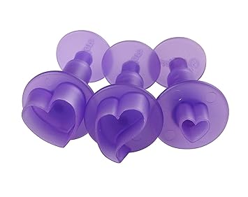 Wilton 1907 - 1345 Fondant 3 - Piece Cutters - Blossom/Leaf - Mini