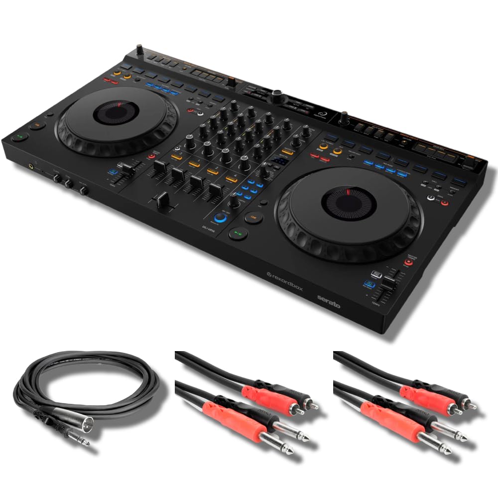 Amazon.com: DDJ-GRV6 4-Channel DJ Controller with 2x Hosa