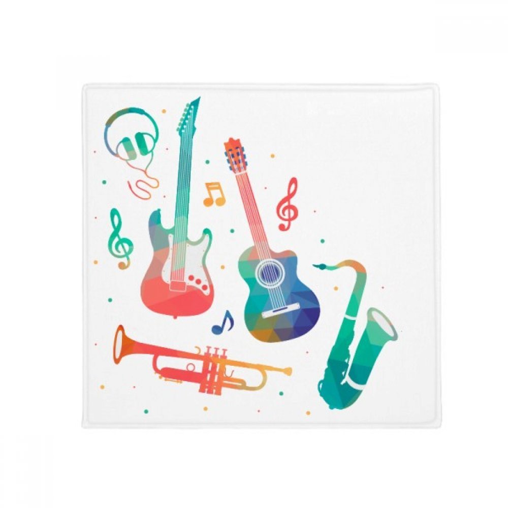 Tapis de sol musique coloré 80x80cm pour cuisine et animaux de compagnie