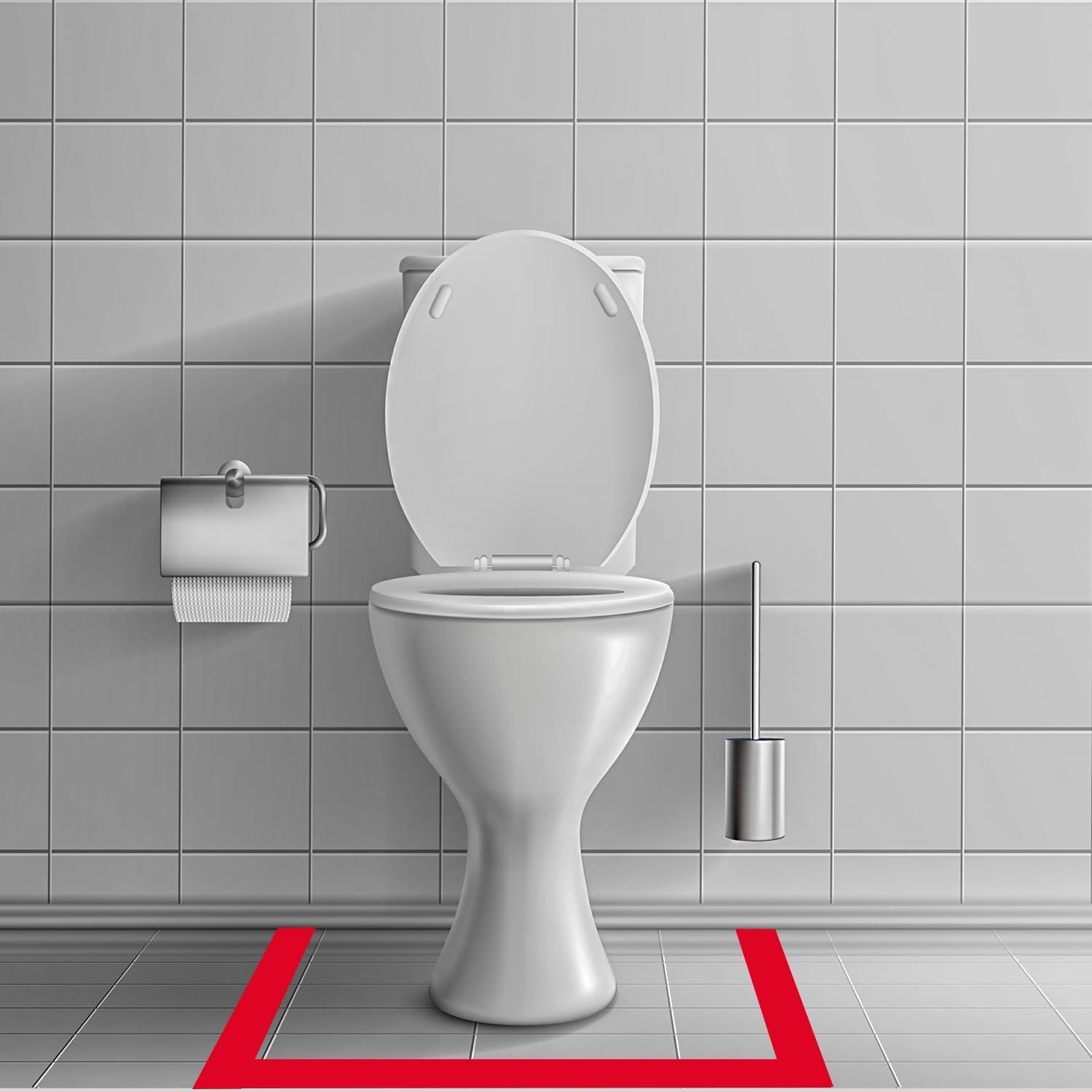 Magic Providers Vastu Red Color Tape |Size - 2 Inch| Length- 65 Meter (Approx) | Vastu Remedy for Toilet | Main Door Entrance | Tape Remedy | Pack of 1