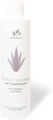 Benessence - Shampooing Antipelliculaire bio à l'Aloe Vera, 250 ml