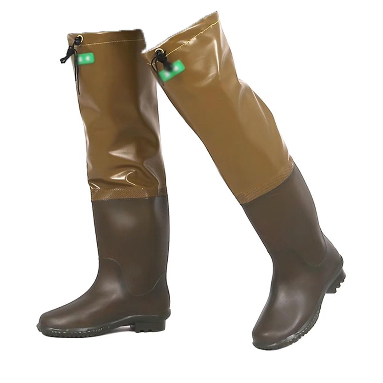 Waders hip Antiscivolo Hip Waders, Marrone Uomo Donna Pesca Wader Senza Perdite, Per La Caccia Paludi Pesca