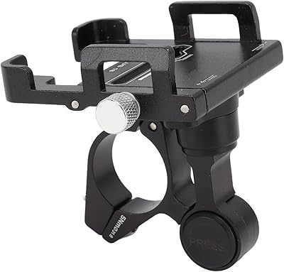 Suporte de Telefone para Bicicleta, Suporte de Telefone para Motocicleta Com Rotação de 360 ​​graus e Resistência à Erosão  