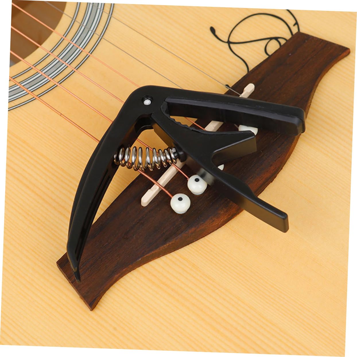 ibasenice 10pezzi Capotasto Regolabile Per Chitarra e Ukulele Da Resistente Facile Da Usare e Trasportare Compatibile Con Strumenti Acustici Ed Elettrici