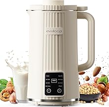 40oz Automatic Nut Milk Maker, 8 in 1 Plant Based Milk Machine for Homemade Almond, Oat, Milk Shake, Soy Milk & Non-Dairy Beverages with Delay Start/Self-Cleaning/Boil Water/Juice