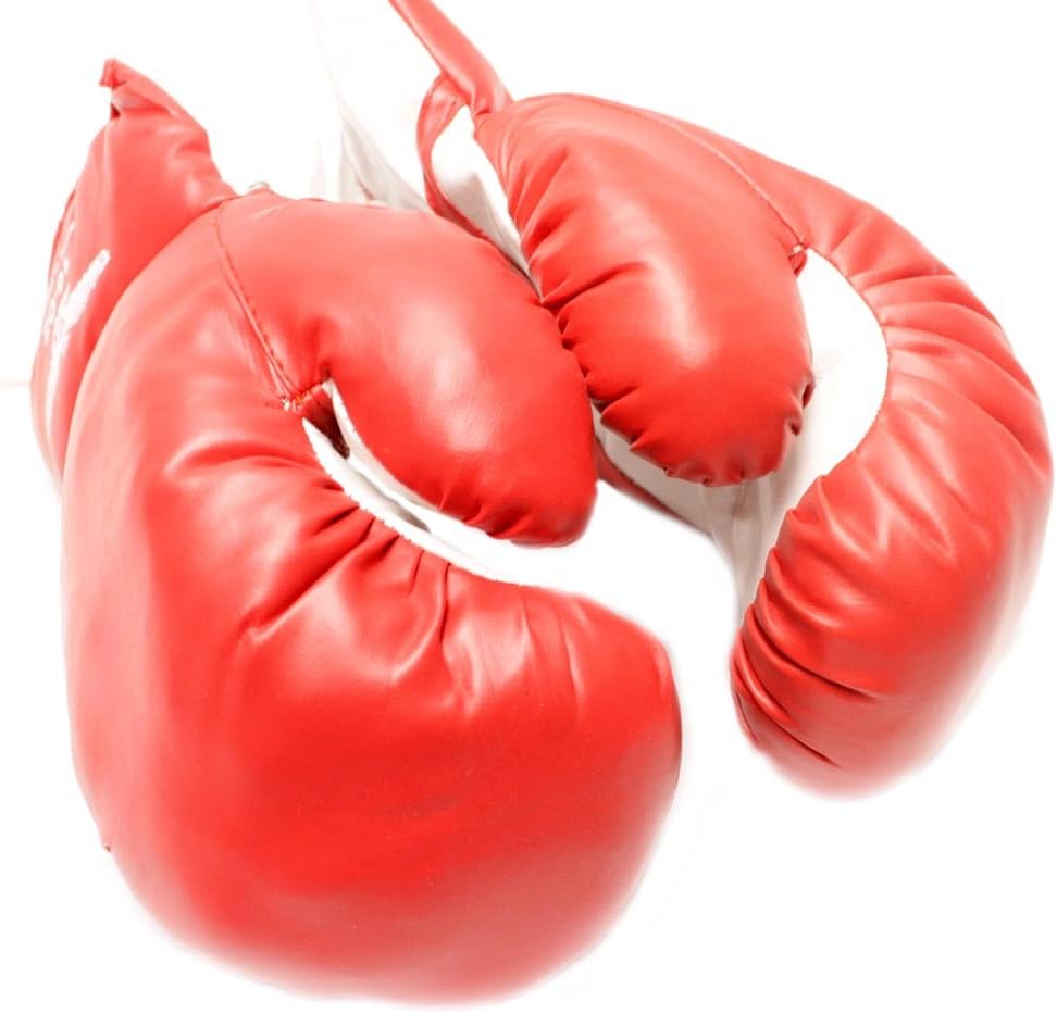New 1 Pair of Youth Red 6oz Boxing Gloves For Kids
