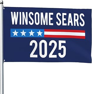 Winsome Sears 2025 Virginia Governor flag Election Republican 4x6 Banner Yard Outdoor Flags