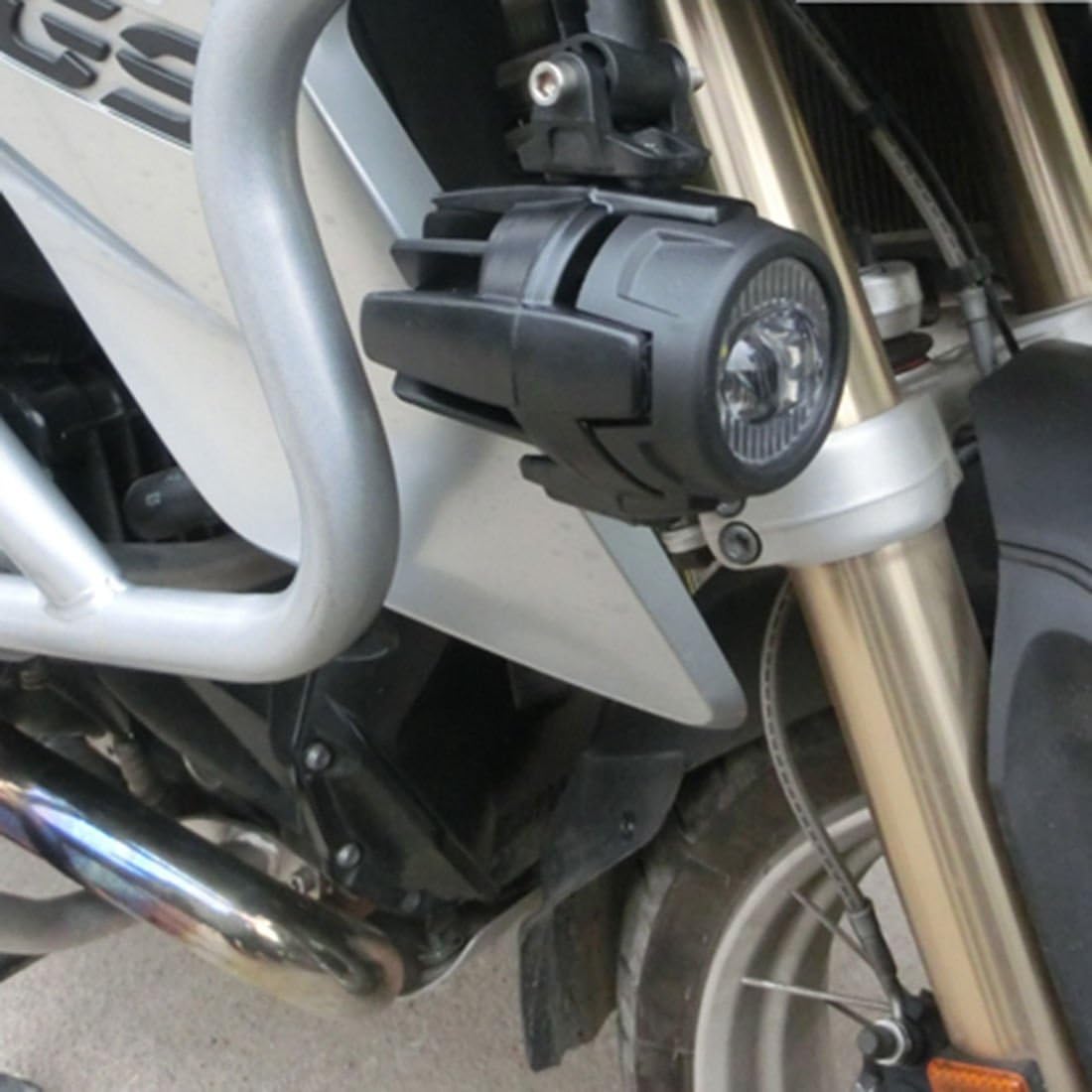 SUPAREE Motocicleta Luces de Niebla LED,Lámparas Auxiliares 40W Lámparas de Conducción de Haz Puntual para Motocicletas Universales