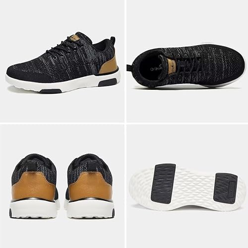 Miniatura 2 de OrthoComfoot Zapatos deportivos ortopédicos ultraligeros para mujer, con soporte de arco con cordones para alivio de la fascitis plantar, tenis