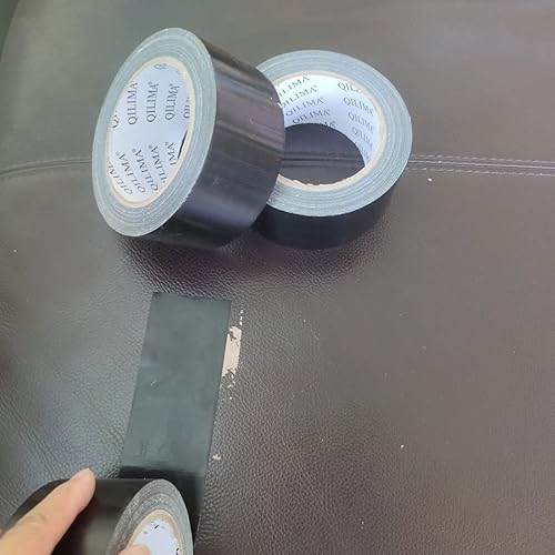 Miniatura 9 de QILIMA Cinta adhesiva resistente de grado profesional para fotógrafos, sin residuos, uso industrial, profesional, 2 pulgadas x 28 yardas, 5 rollos