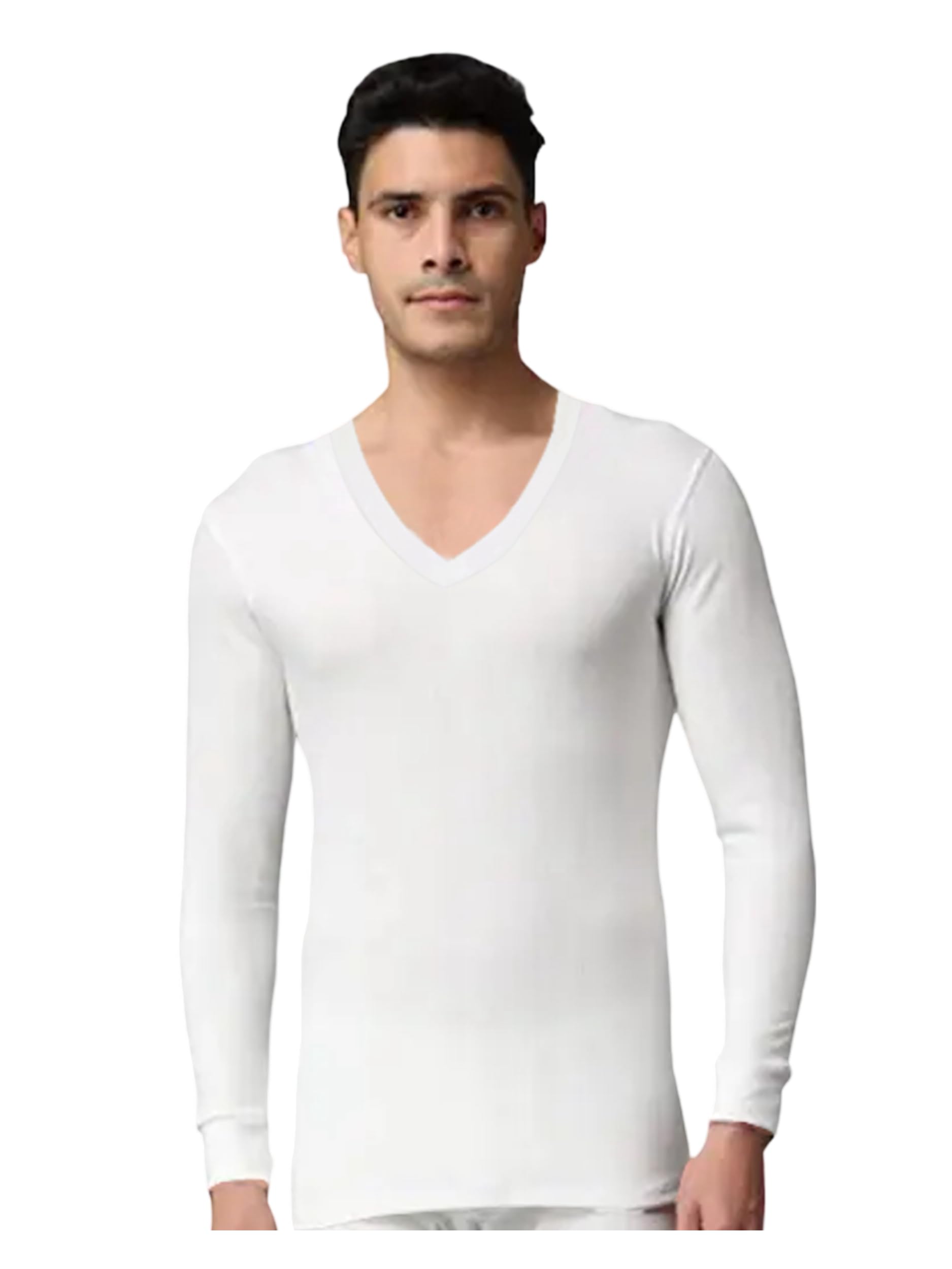 Men's V - Neck Thermal Vest | Full Sleeves | Regular Fit-image-36