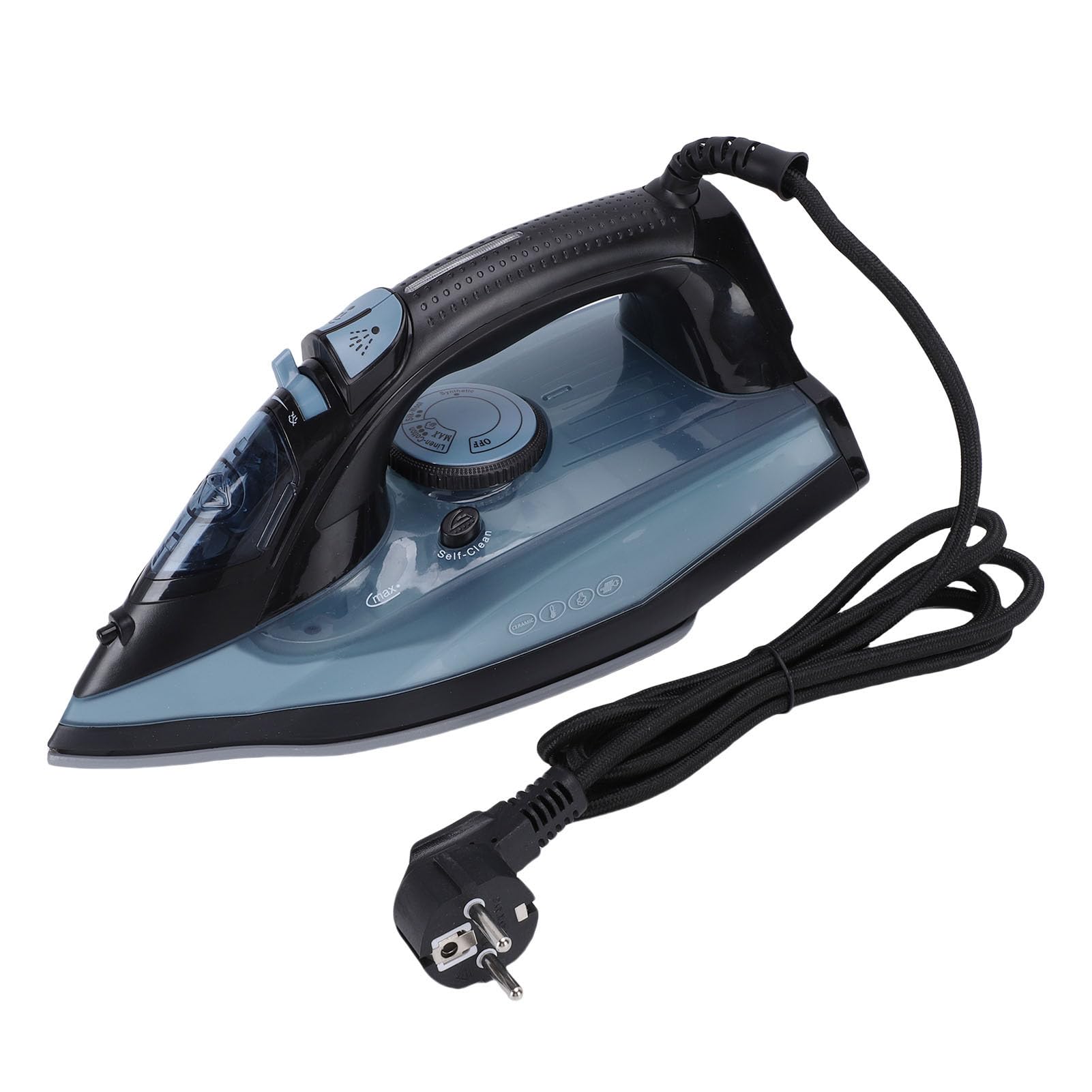 Generic Generic Plancha de Potente Plancha de Ropa de Mano de Doble Uso de 2200 W para Viajes a Casa, Material ABS Tanque de Agua de 380 Ml (Enchufe de la UE) (Enchufe de la UE)
