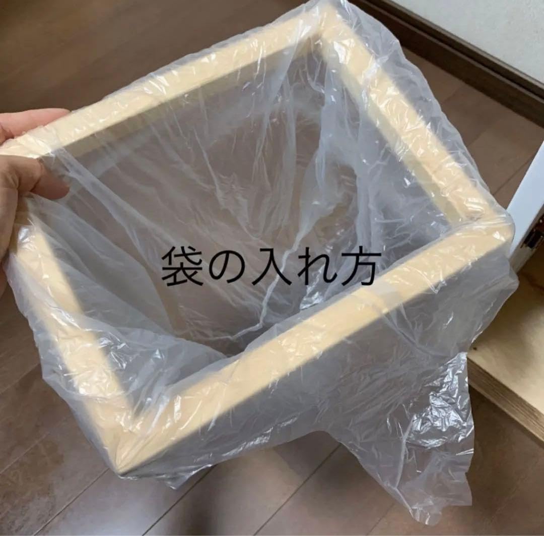Amazon｜ダストボックス 45L アメリカンカントリー お洒落ゴミ箱 木製