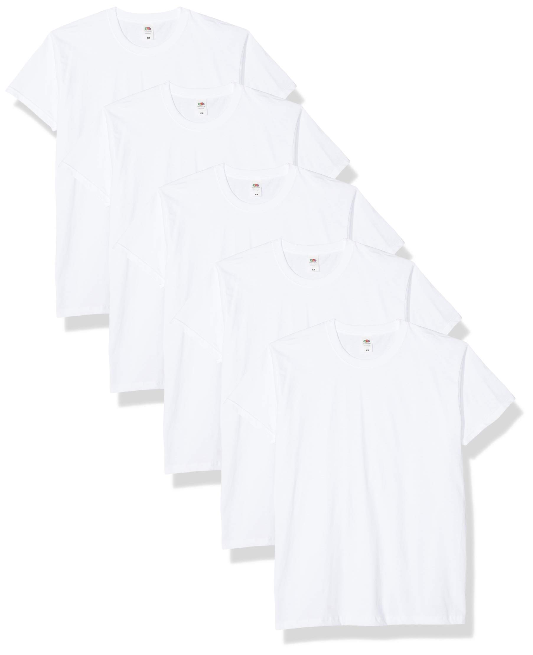 Fruit of the Loom Men's Valueweight Tee, T-Shirt, White (White 30), XXL