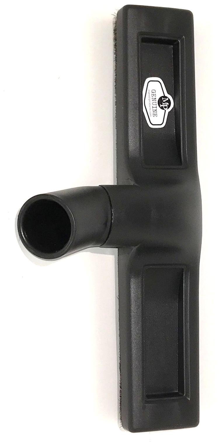 MP Maresh ProductsVacuum Brush Attachment for Hardwood and Bare Floors or Walls - Wall Brush for Cleaning with Natural Horse Hair Bristles - 1 1/4 Inch Female ID Connection - 14-Inch with Wheels