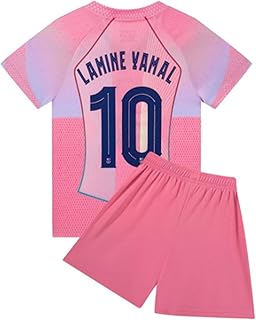 Barca 2025/2026 Lamine Yamal #10 Home Football Soccer Kids Jersey,No socks