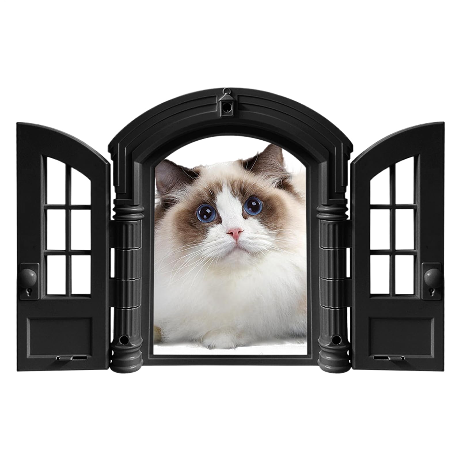 Katzenklappe Ausbruchsicher für kleine mittlere Rassen