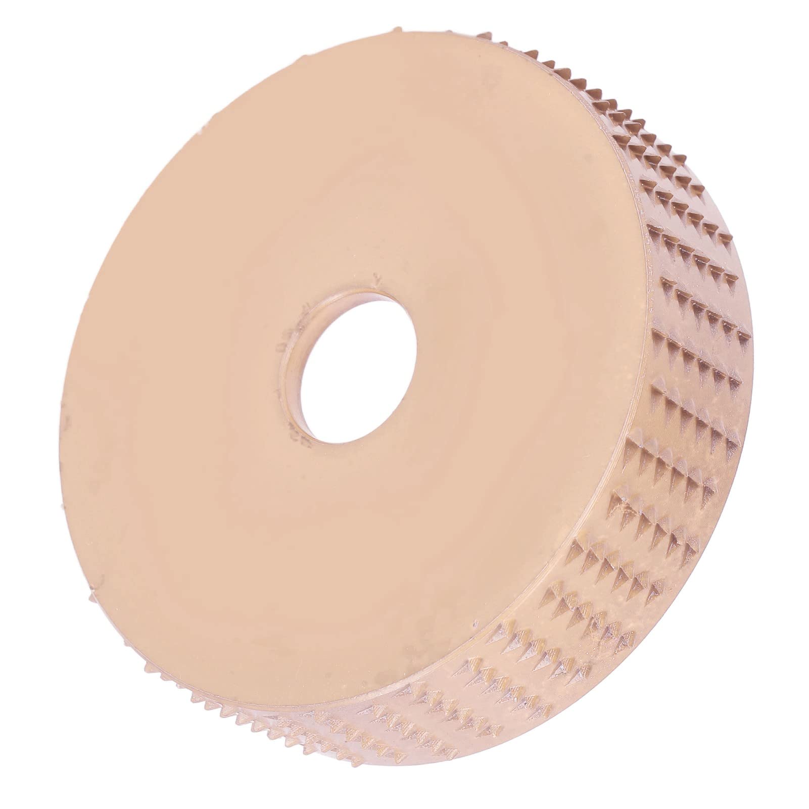 Grinder Shaping Disc, Wood Carving Disc Tungsten Steel Grinder Shaping Angle File Discs Woodworking Angle Grinder Attachment 75mm for, Grinding Discs(Gold)