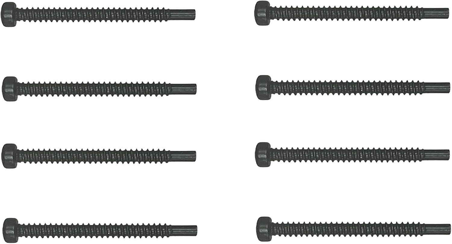 Adjustable and Universal Screw for Sliding Screen Doors, Cabinets, Home Improvement, Furniture, or Other Hardware Uses | Screws for Hardware Needs, Doors, or Tools- 1/8" W x 1.88" L