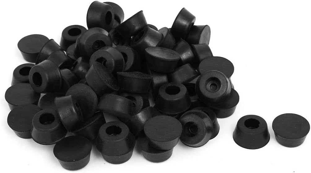 Furniture Table Chair Leg Foot Conical Shape Protector Pads Black 26mm Dia 100pcs (c1dc3085a36078c44ba24a91436b4d80)