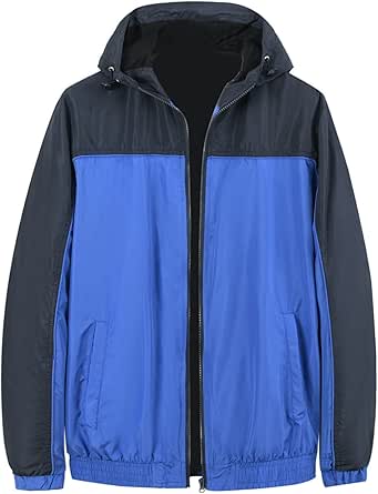Mens Rain Jacket Cycling Running Jackets Waterproof Raincoat With Hood | INDIA - View #14