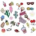 Iron on patches, Yosemy [28 Pcs] Assorted Size Iron Embroidery Applique Decoration DIY Patch for Jeans Clothing etc