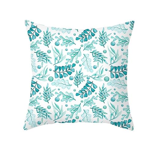 Chenlane Silk Pillow Covers Geometric Cushion Individual Art, For Sofa Makeup Sofa Decorative 50x50 cm, 1Pcs