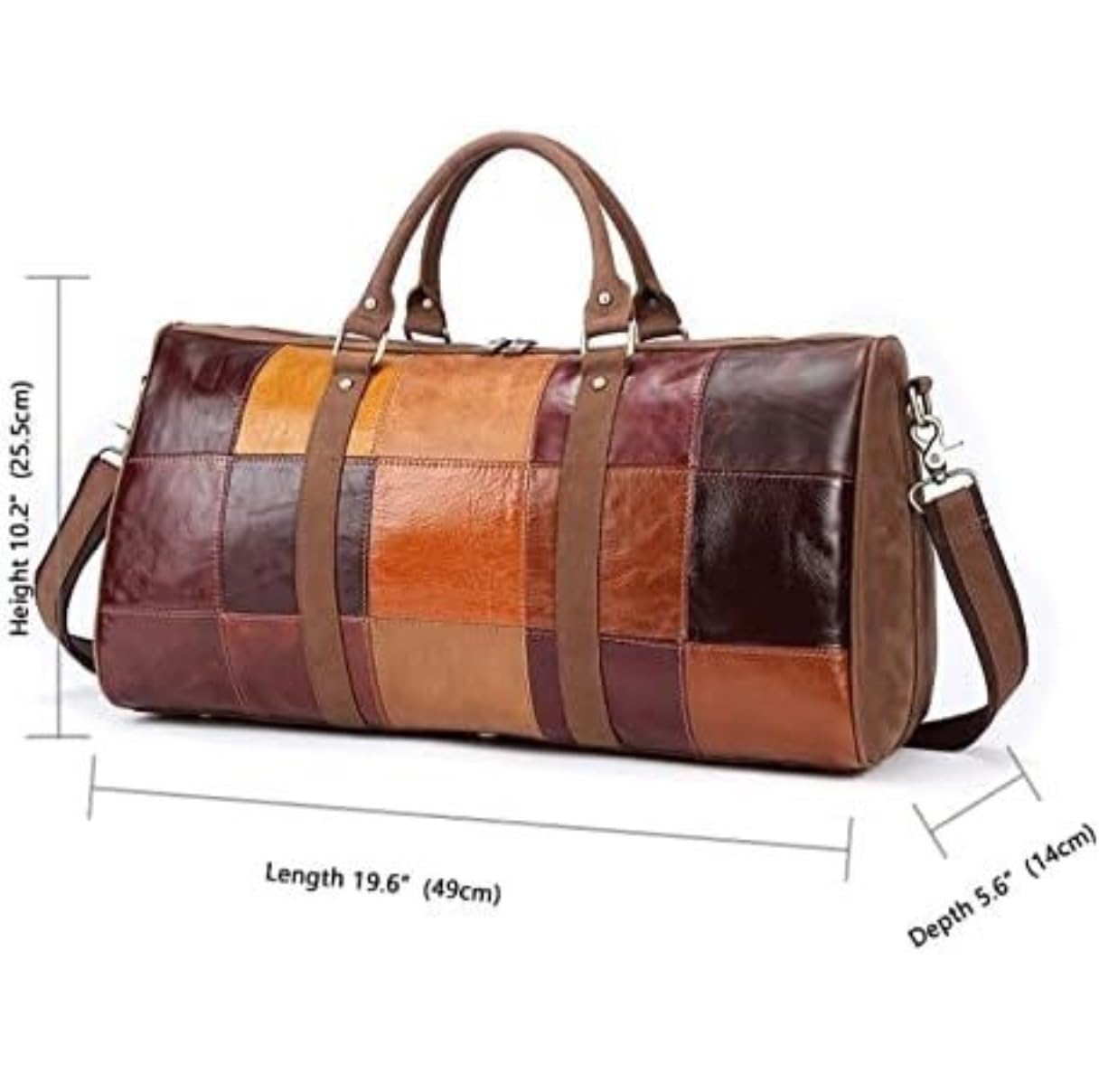 Torebka Slouchy Torba Podróżna Z Miękkiej Skóry Mężczyzna Kobieta Torebki Podróżne Cowskin Duża Torba Podróżna