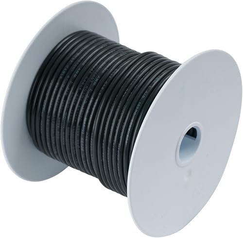 Calterm 52147 Cable primario eléctrico, 100 pies, 14 AWG, negro