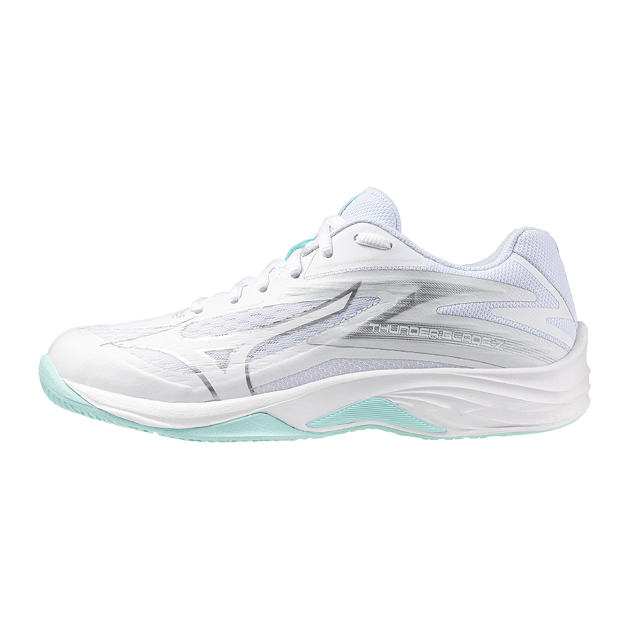 Mizuno Thunder Blade Z V1GC237040, Women Volleyball Shoes, White, 40,5 EU