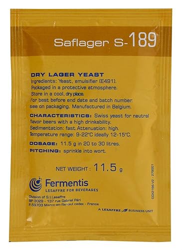 Fermentis - FBA_s-189 0.41 oz Saflager S-189 Levadura seca Lager