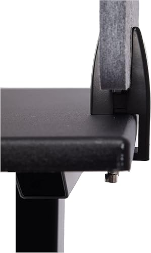 Miniatura 4 de Stand Up Desk Store ReFocus - Divisor acústico de escritorio con abrazadera para reducir el ruido y las distracciones visuales (gris castillo, 23.6