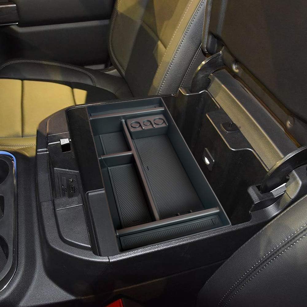 Center Console Organizer Tray for 2019 2020 Chevy Silverado 1500 / GM Sierra 1500 Accessories Replaces 84106530