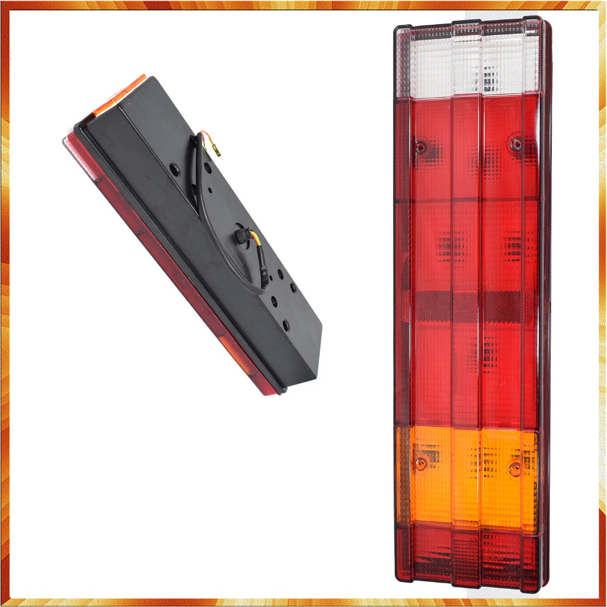 2x Fanali Posteriori per Camion Rimorchio Furgone Telaio Piattaforma Basculante Compatibile con Mercedes Sprinter Atego Actros
