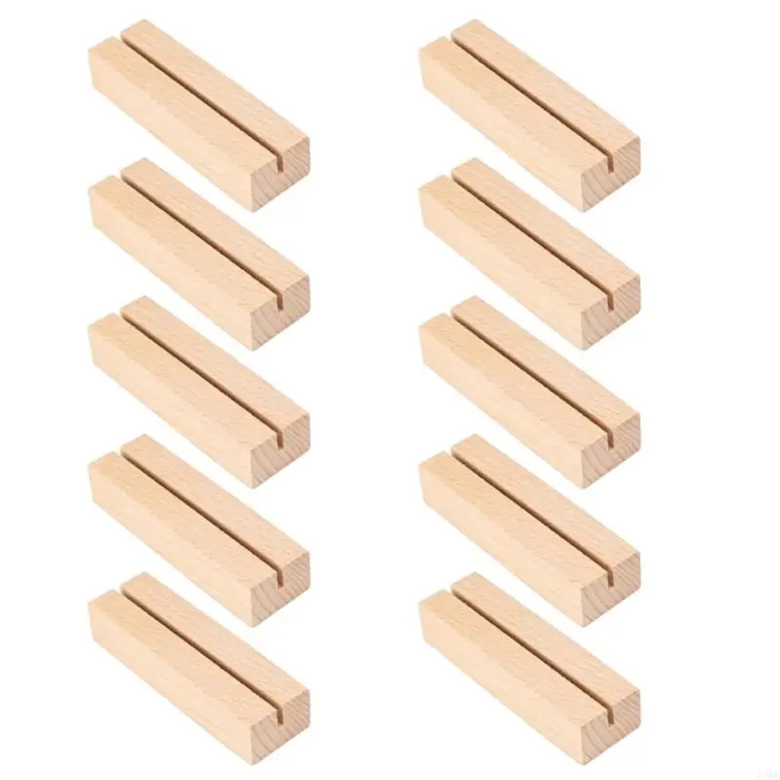Tischkartenhalter aus Holz, Tischkartenhalter, Tischnummernhalter, Schilderständer für Hochzeitstisch, Namennummer, Bilder, 20 Stück