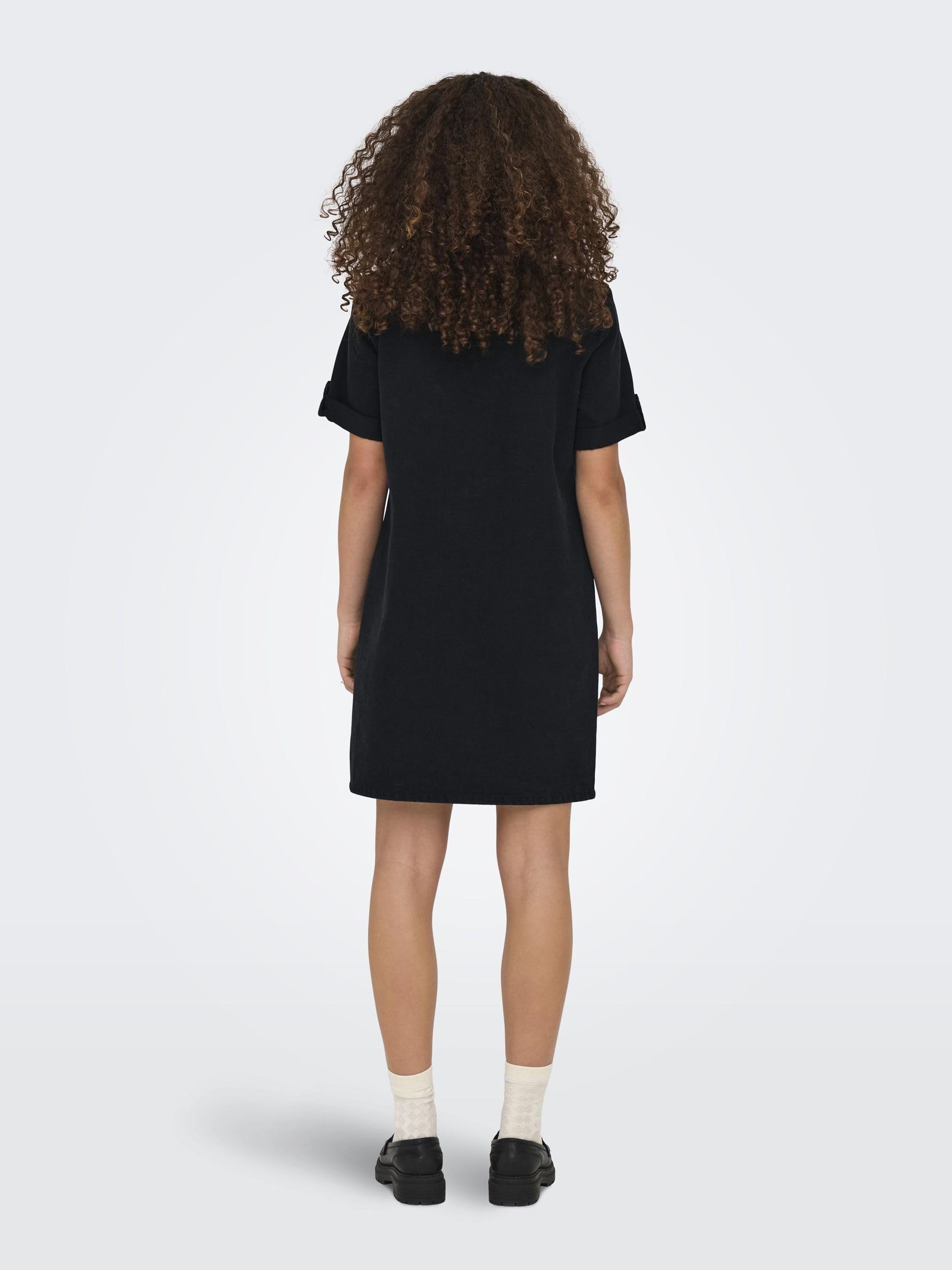 ONLY Onllisa S/S Dnm Dress Gua Onllisa S/S Dnm Dress Gua Mujer (Pack de 1)