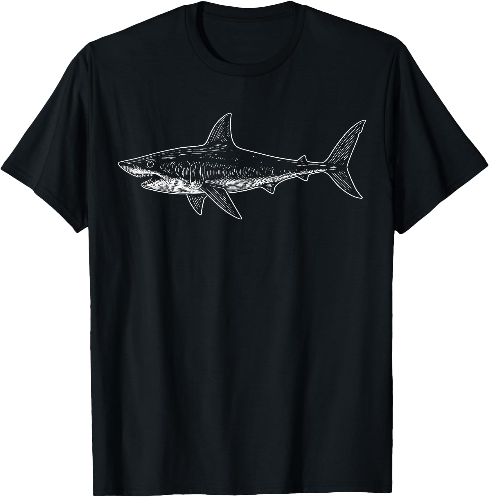 - Mako Shark Illustration T-Shirt