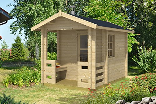 Gartensauna/ Blockhaussauna Jorma 58mm (234x344cm)