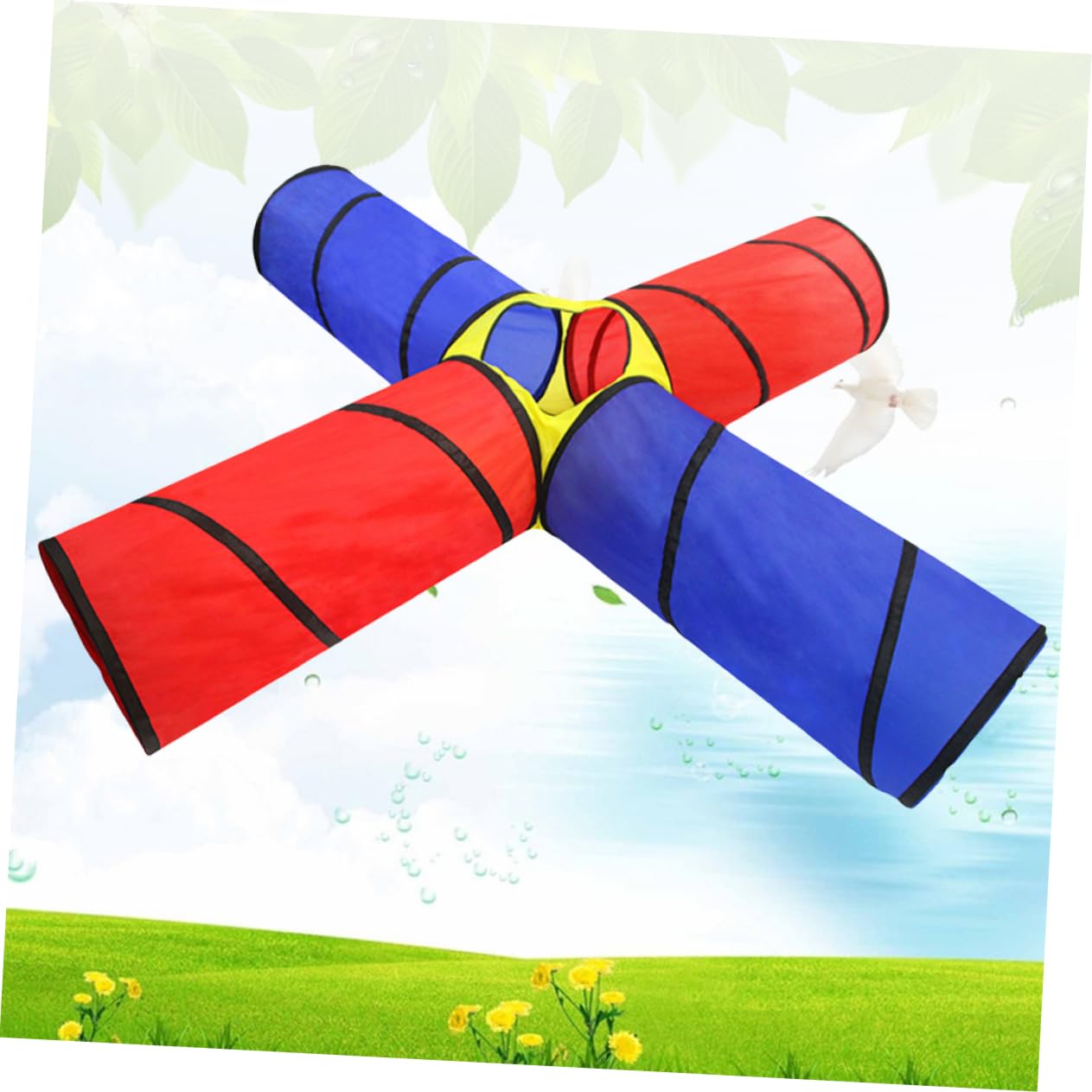 UPKOCH Tunnelzelte für Junge Mädchen Spieltunnel Krabbeltunnel Kindertunnel Indoor Outdoor Röhrenspielzeug für Drinnen und Draußen