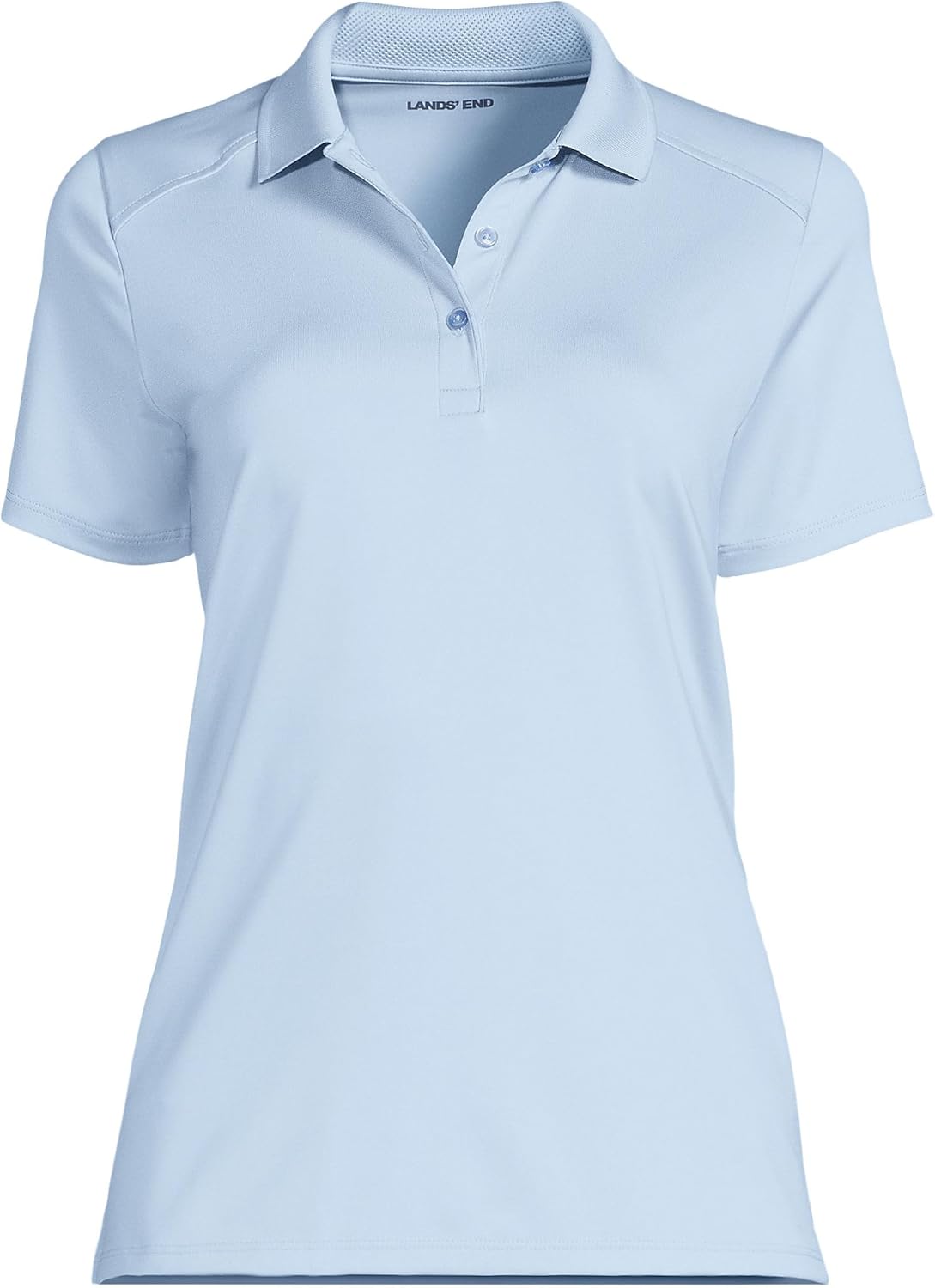 Lands' End School Uniform Women's Short Sleeve Feminine Fit Rapid Dry Polo Shirt