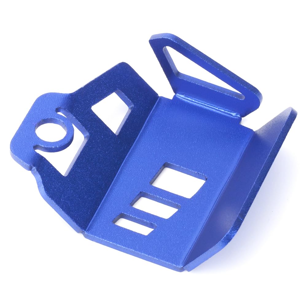 Modeer Kit d'accessoires de moto - Couvercle de protection pour réservoir de liquide de frein CNC pour YZF R7 (1999-2025) | Pièces de tuning yzf-r7 yzfr7 de qualité supérieure (bleu)