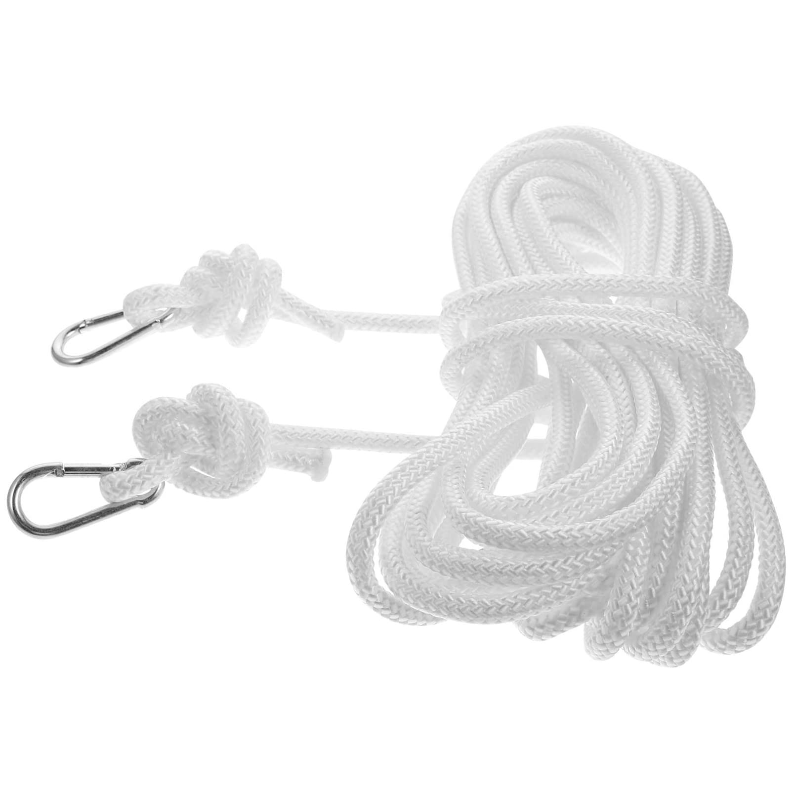 Zerodeko 1Pc Household Nylon Woven Drying Rope Outdoor Camping Clothesline Strong White Air Drying Line for Hanging Clothes Quilts Towels and Tools for Garages