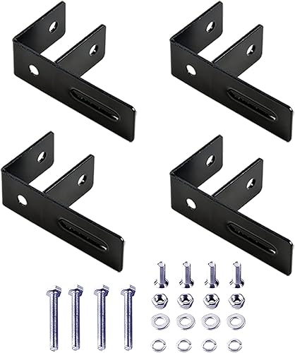 Roykaw Marco de soporte para reposabrazos de carrito de golf, no requiere taladrar/apto para marco cuadrado de 1.0 pulgadas